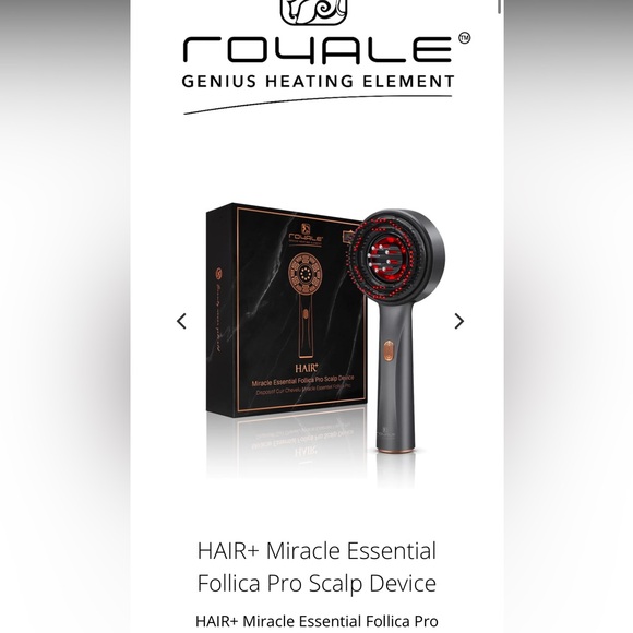 HAIR+ Miracle Essential Follica Pro Scalp Device - Black - Picture 1 of 1